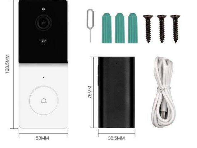 MOES Tuya Smart WiFi Videointerfon cu Cameră și Audio Bidirecțională - 8/8